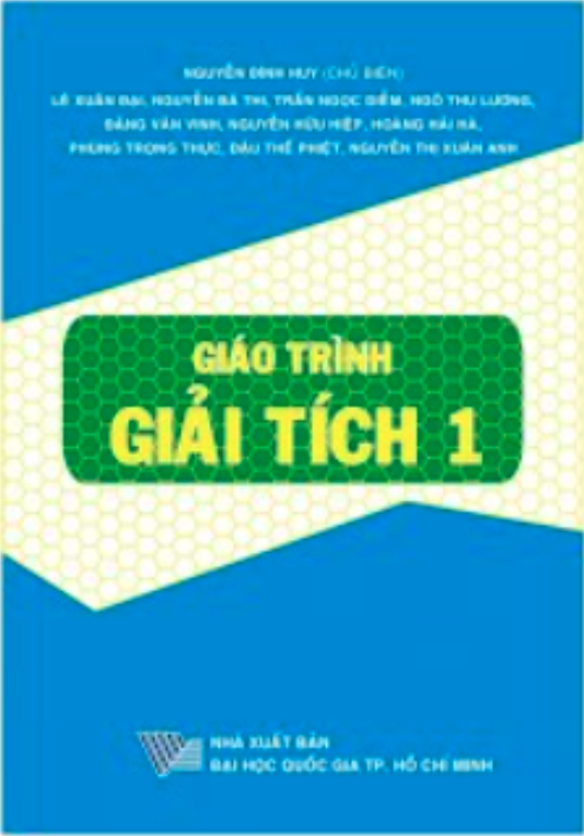 Giải tích 1 CAL101